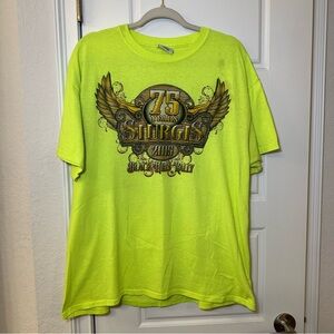 Men’s XL Sturgis 75th 2015, Neon Tee